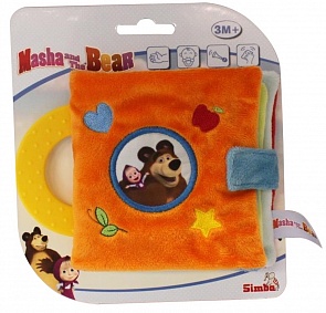 Плюшевая книжечка «Маша и Медведь» (Simba, 9301374)